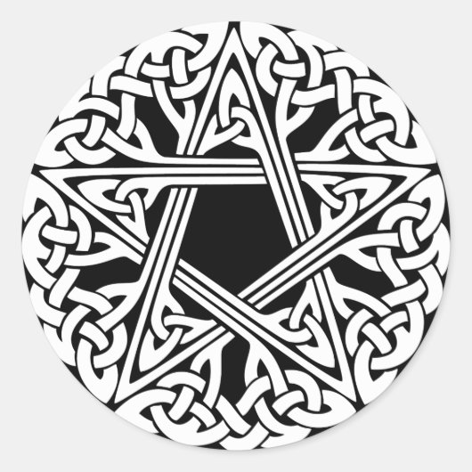 Pentastar Sticker b/w (Vorderseite)