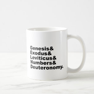 Pentateuch Genesis Exodus Levitikus Numeri... Kaffeetasse