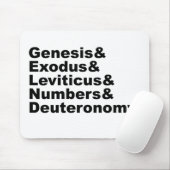 Pentateuch | Genesis Exodus Levitikus Numeri... Mousepad (Mit Mouse)