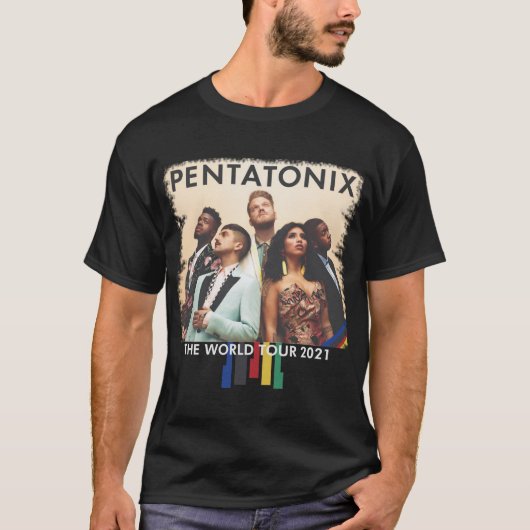 Pentatonix Die Welttournee für Mitglieder T-Shirt (Vorderseite)