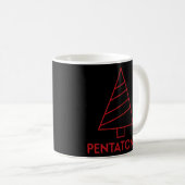 Pentatonix slick Weihnachten schwarz Kaffeetasse (VorderseiteRechts)