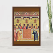 Pentecost durch Giotto Di Bondone Karte (Vorderseite)