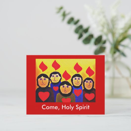 Pentecost Postkarte (Stehend Vorderseite)