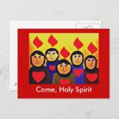 Pentecost Postkarte (Vorne/Hinten)