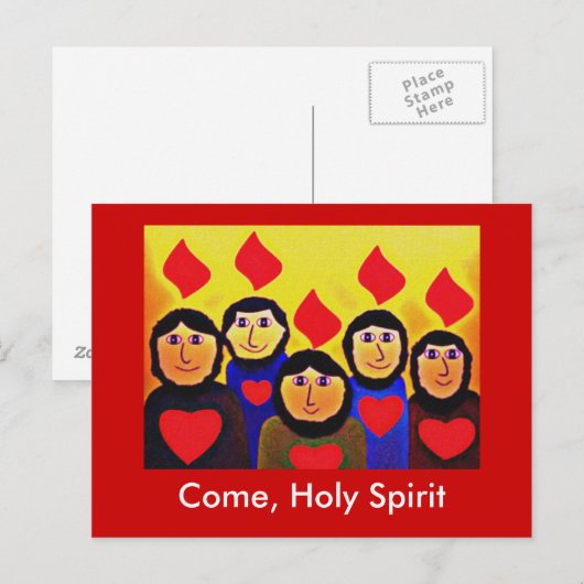 Pentecost Postkarte (Vorne/Hinten)