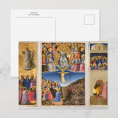 Pentecost von Fra Angelico Postkarte (Vorne/Hinten)