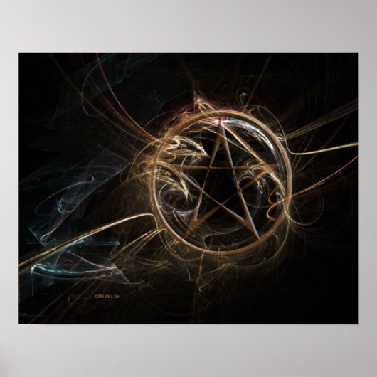 Pentegramm (16" x 20") Poster (Vorne)