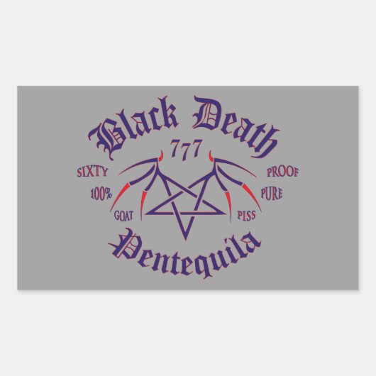 Pentequila Rechteckiger Aufkleber (Vorderseite)