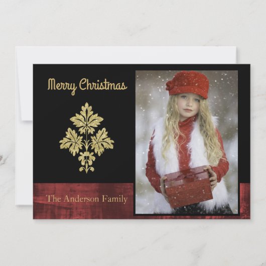 Penthouse Suite Holiday Foto Feiertagskarte (Vorderseite)