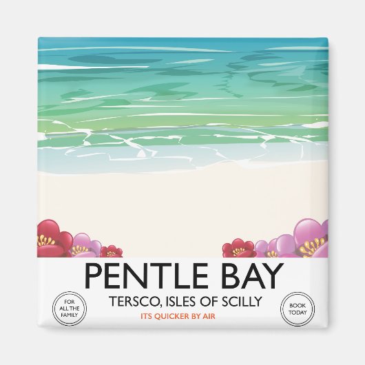 Pentle Bay, Tresco, Isles of Scilly Magnet (Vorne)