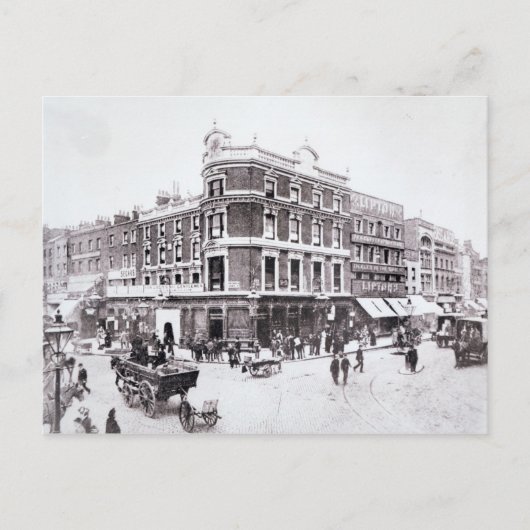 Pentonville Road szene, Islington, London Postkarte (Vorderseite)