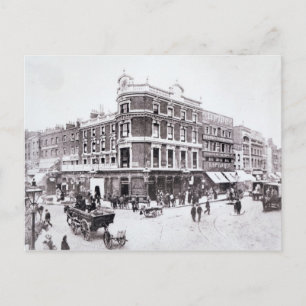 Pentonville Road szene, Islington, London Postkarte