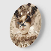 Penumbra Cyborg Clock Große Wanduhr (Winkel)