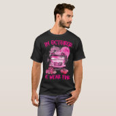 Peny School Bus Driver Leopard Breast Cancer Aware T-Shirt (Vorne ganz)