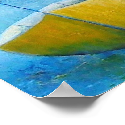 Penzance bei Ebbe Poster (Ecke)