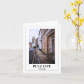 Penzance, Cornwall Karte (Gelbe Blume)