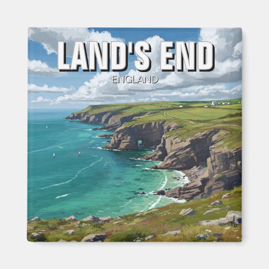 Penzance Land's End England Travel Magnet (Vorne)
