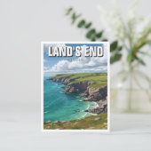 Penzance Land's End England Travel Postkarte (Stehend Vorderseite)