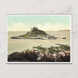 Penzance, St. Michael's Mount, Cornwall, England c Postkarte