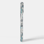 Penzance toile indigo türkis Case-Mate iPhone hülle (Rückseite / Rechts)