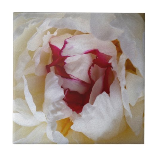 Peonblätter Fliese (Vorderseite)