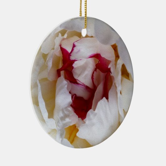 Peonblätter Keramik Ornament (Rechts)