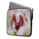 Peonblätter Laptopschutzhülle (Vorderseite Links)
