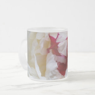 Peonblätter Mattglastasse