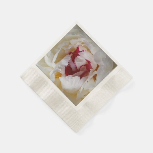 Peonblätter Serviette (Ecke)