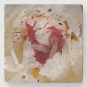 Peonblätter Steinuntersetzer (Vorderseite)