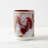 Peonblätter Zweifarbige Tasse (Mittel)