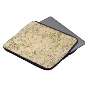 Peones von Alphonse Mucha, Vintager Jugendstil Laptopschutzhülle