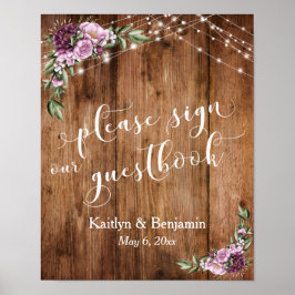 Peongs, Holz & Licht Bitte Unterschreiben Sie unse Poster