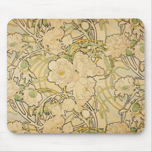 Peonies 1897 mousepad