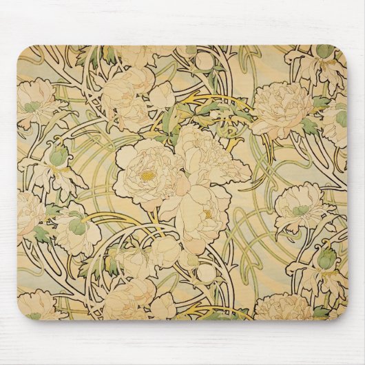 Peonies 1897 mousepad (Vorne)
