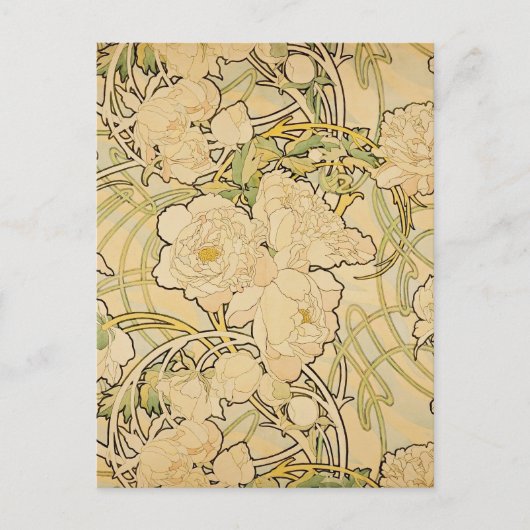Peonies 1897 postkarte (Vorderseite)