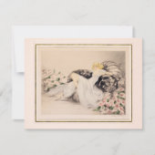 Peonies, 1935 von Louis Icart Mitteilungskarte (Vorderseite)