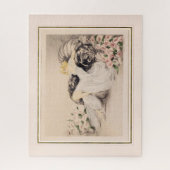 Peonies, 1935 von Louis Icart Puzzle (Vertikal)