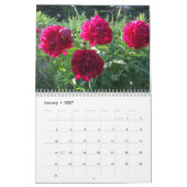 Peonies 2022 Calendar-Blume Kalender (Jan 2027)