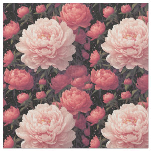 Peonies 3 stoff