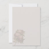 Peonies 4 x 5.6" einladung (Rückseite)