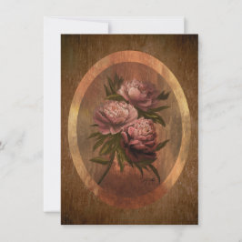 Peonies 4 x 5.6" einladung