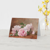 Peonies | Alexandre Gamba de Preydour Karte (Gelbe Blume)