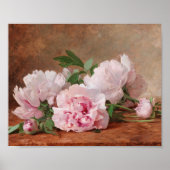Peonies | Alexandre Gamba de Preydour Poster (Vorne)