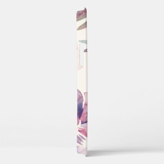 Peonies Aquarell: nahtlos blühender Hintergrund. Case-Mate iPhone Hülle (Rückseite / Rechts)