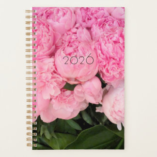 Peonies at the Plaza 2026 Planner Planer