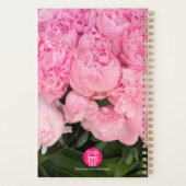 Peonies at the Plaza 2026 Planner Planer (Rückseite)