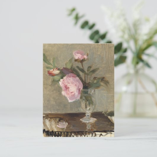 Peonies | Berthe Morisot Postkarte (Stehend Vorderseite)