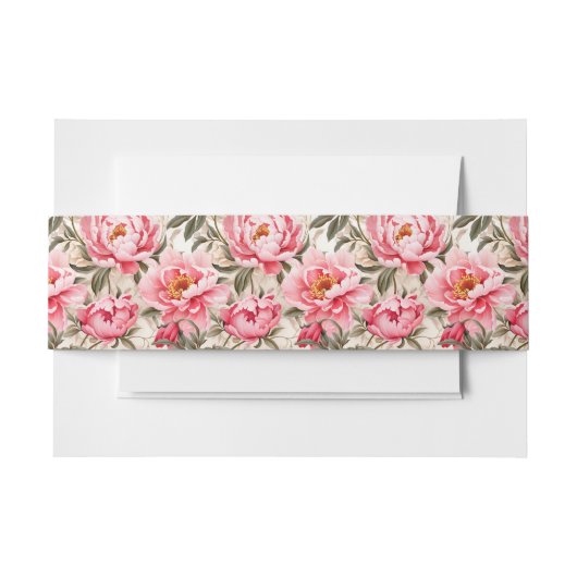 Peonies Bly Band (Vorderseite Beispiel)