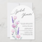 Peonies Bridal Dusche Einladung (Vorderseite)